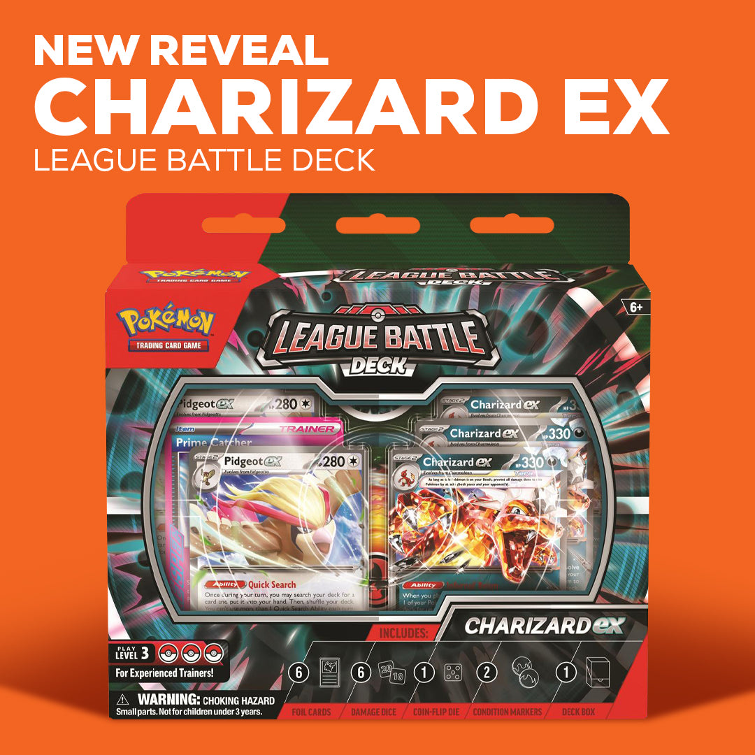 pokemon charizard ex league battle deck card list TCG: : Toys & Games Included are 6 damage League Battle Deck: Charizard Ex