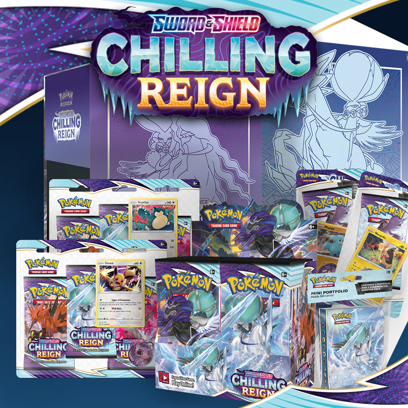 Pokemon Sword & Shield Chilling Reign products revealed!