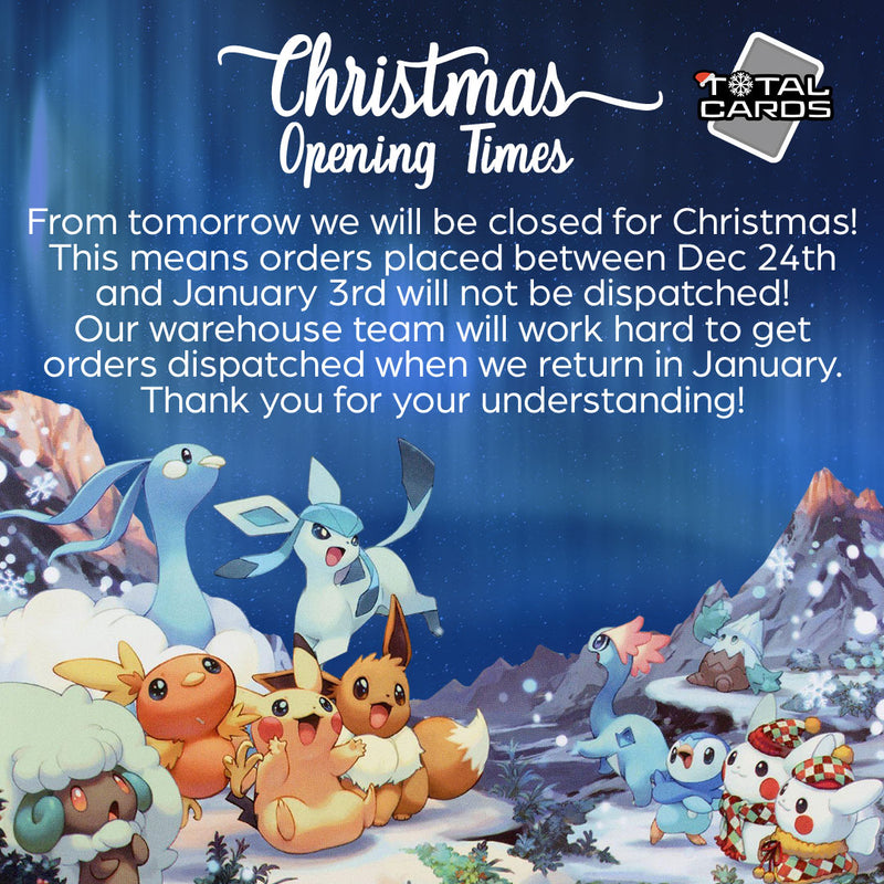 Christmas Opening And Delivery Times 2021!