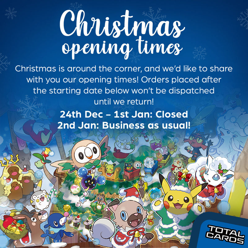Christmas Opening And Delivery Times 2022!
