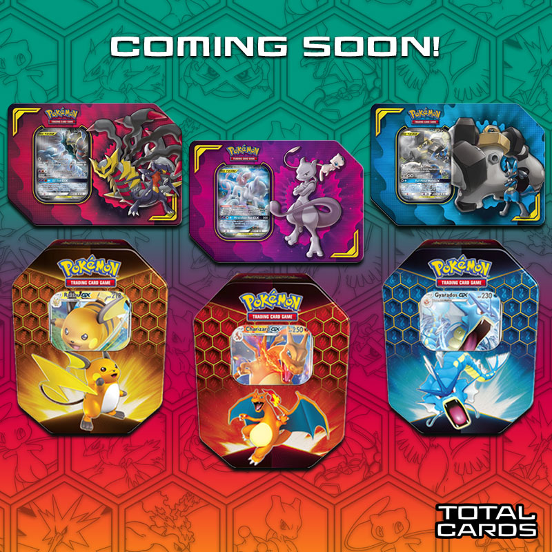 Images Revealed for the Pokemon Hidden Fates & Power Partnership Tins!!!