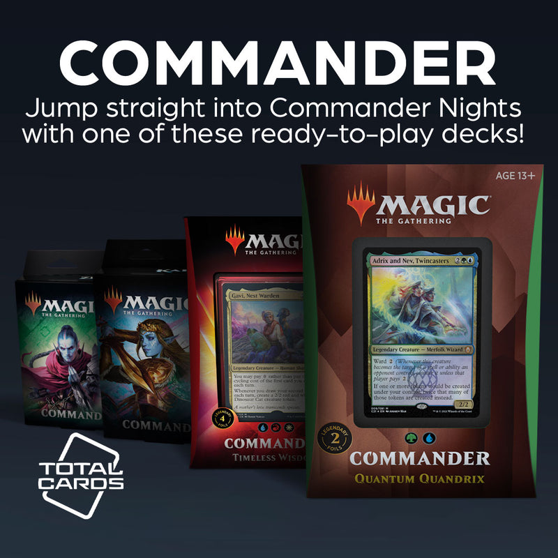 Enter the Commander Format with an ready-to-go deck!