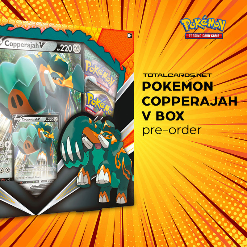 Pokemon Copperajah V Box Available to Pre-Order