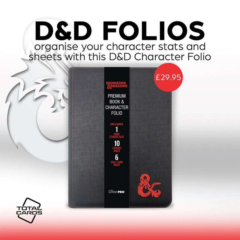 Be the ultimate Dungeons & Dragons player with this Premium Zippered Book & Character Folio!