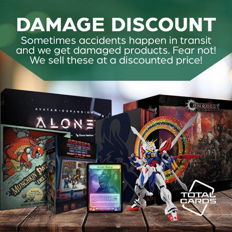 Receive a discount on damaged stock!