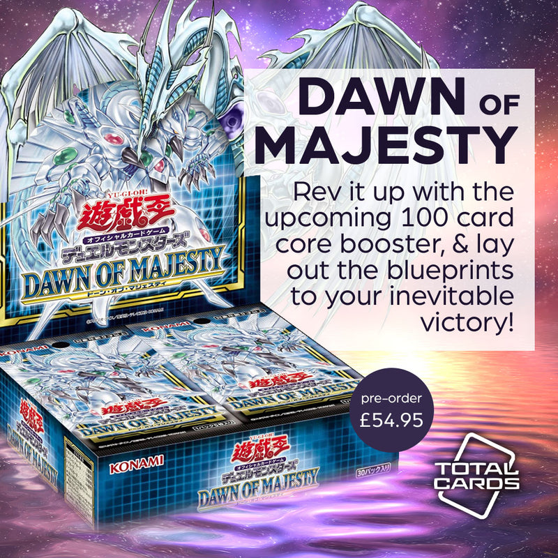 Yu-Gi-Oh Dawn of Majesty is available to pre-order now!