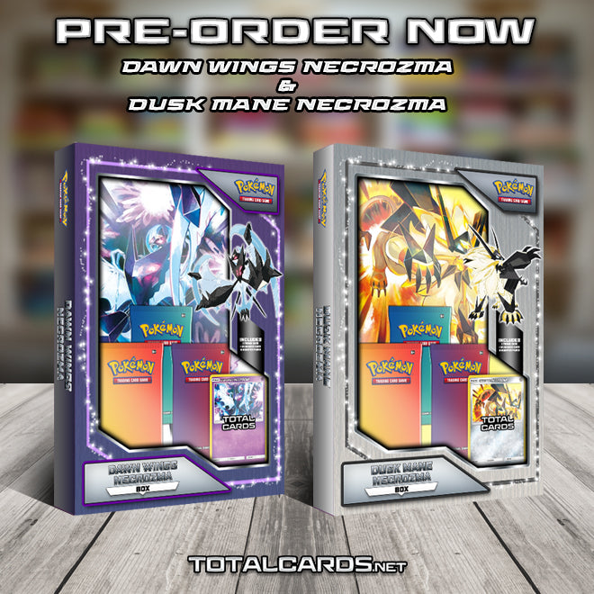 New Dusk Mane Necrozma Box & Dawn Wings Necrozma Box Announced!