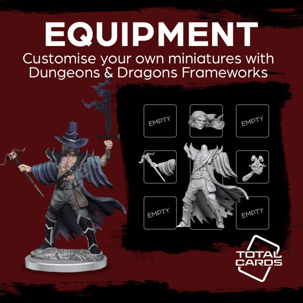 Get super unique minis with D&D Frameworks!!