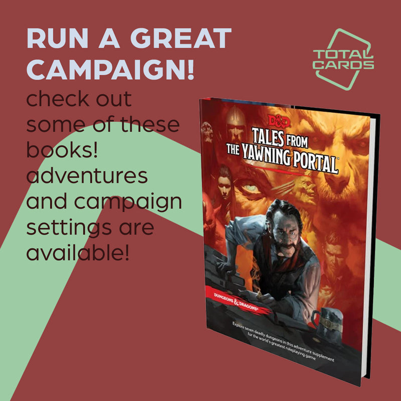 Run a great campaign with these D&D sourcebooks!