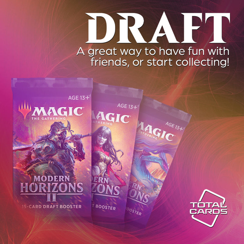 Experience Magic the Gathering with the draft format!