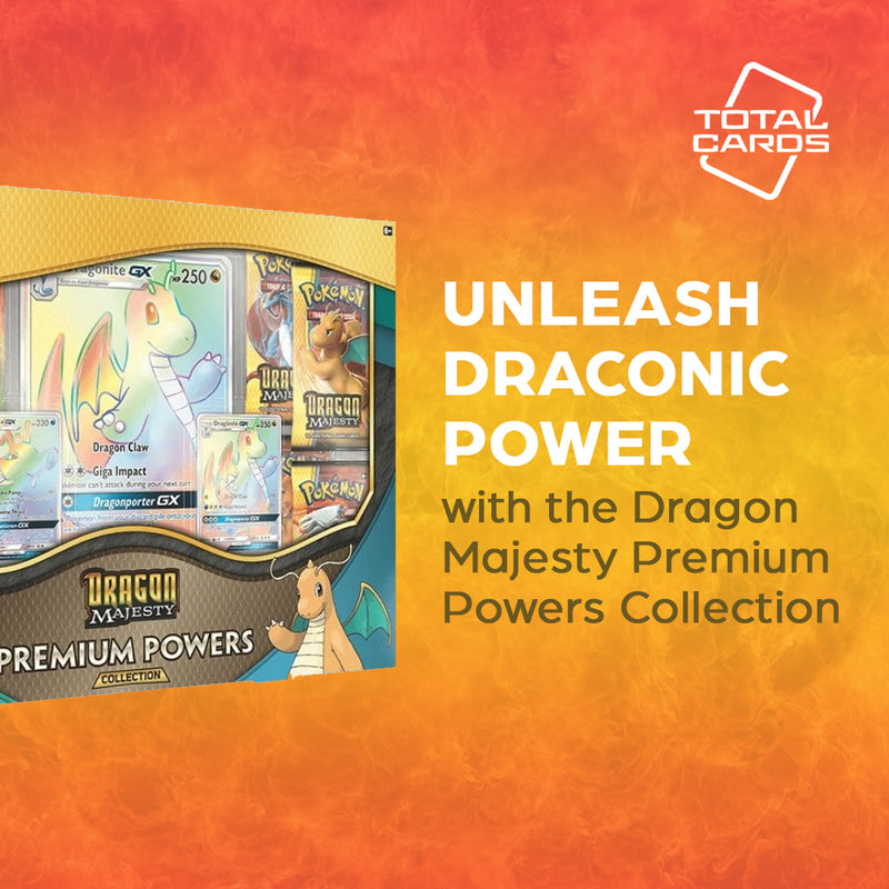 Unleash the power of the Dragons in the Dragon Majesty Premium Powers Collection!