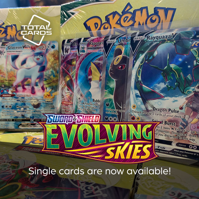 Single cards now available from Evolving Skies!