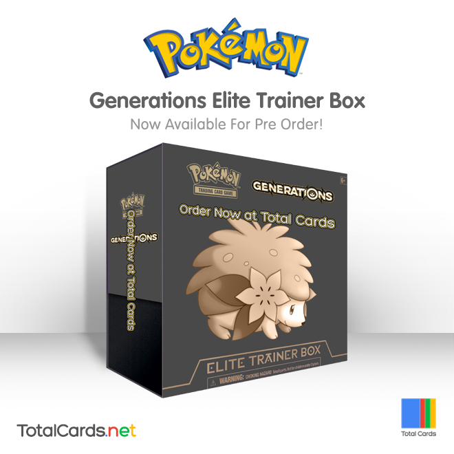 Generations Elite Trainer Box Now Available To Pre-Order