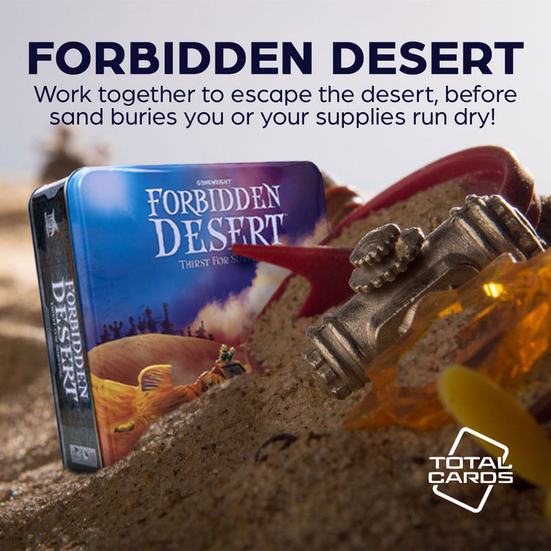 Work together to escape the Forbidden Desert!