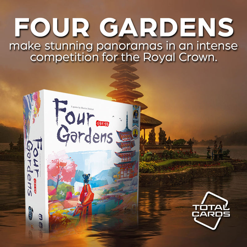 Build beautiful panoramas in Four Gardens!