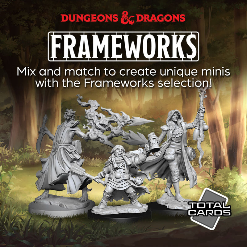 Build your unique mini with D&D Frameworks!!