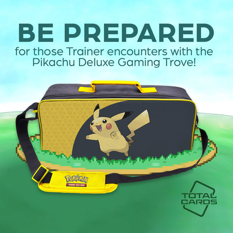 Become a Pokemon Master with the Ultra Pro Pikachu Deluxe Gaming Trove!