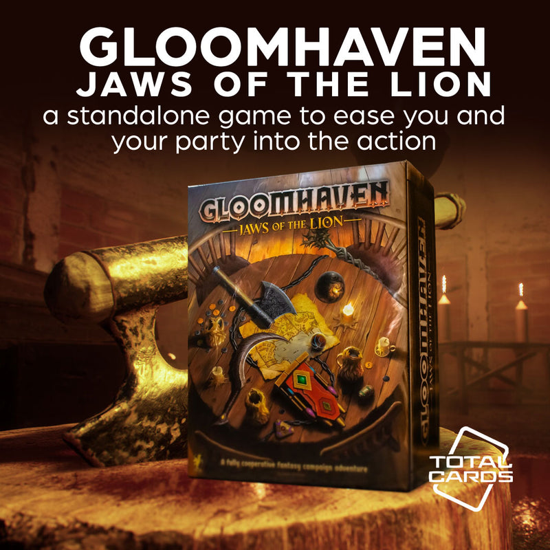 Battle ferocious creatures in Gloomhaven - Jaws of the Lion!