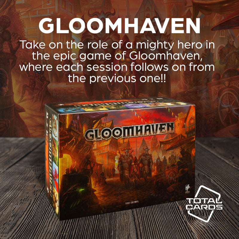 Become a mighty hero in Gloomhaven!