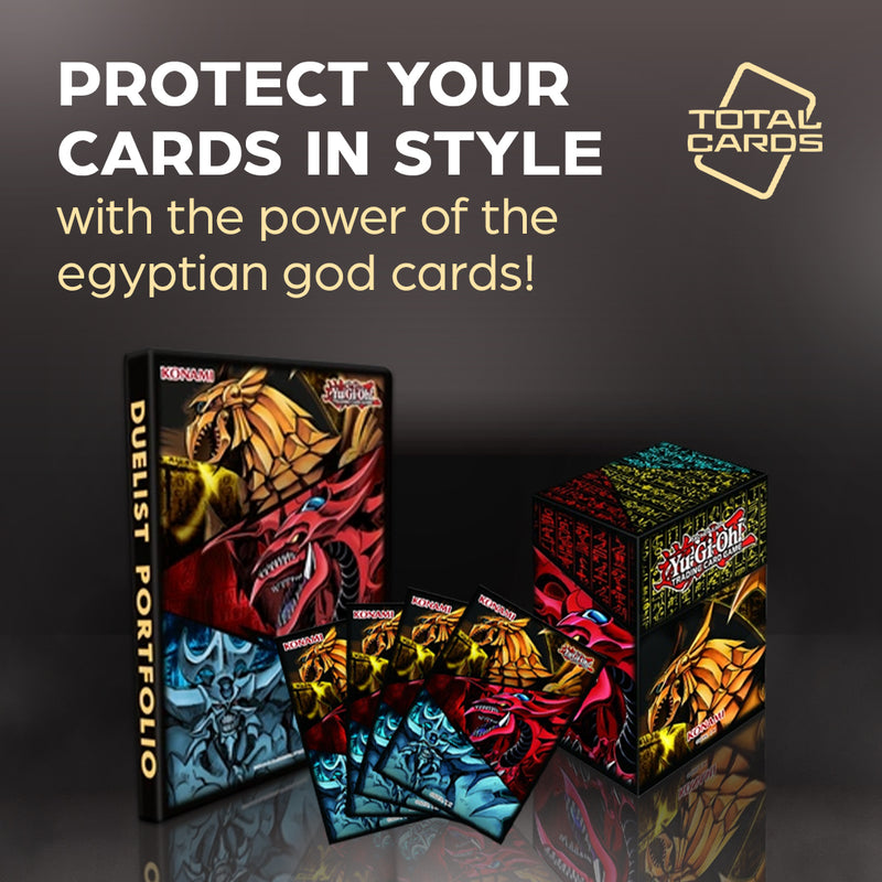 Protect your cards with the Egyptian God accessories!