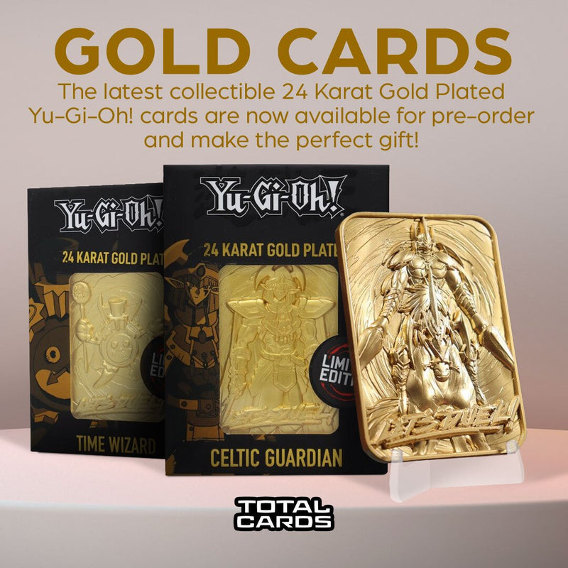 New Gold collectable Yu-Gi-Oh! ingots now available!