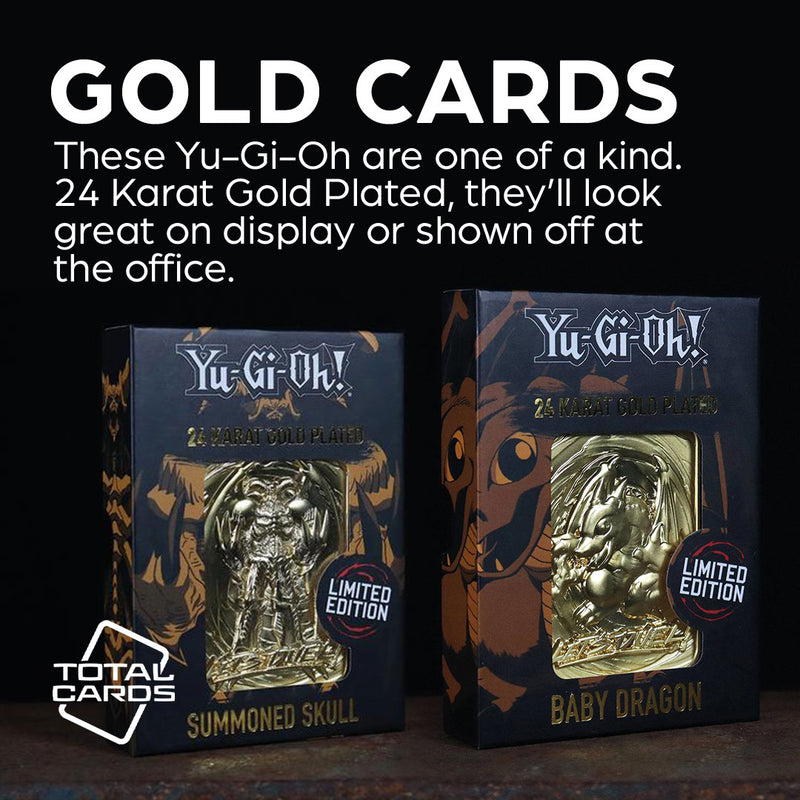New Gold collectable cards available from Yu-Gi-Oh!
