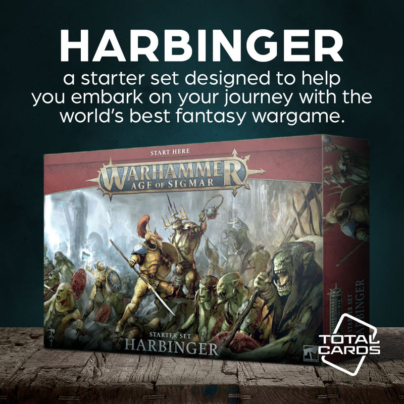 Get started with Age of Sigmar with this awesome Harbringer Starter Set!