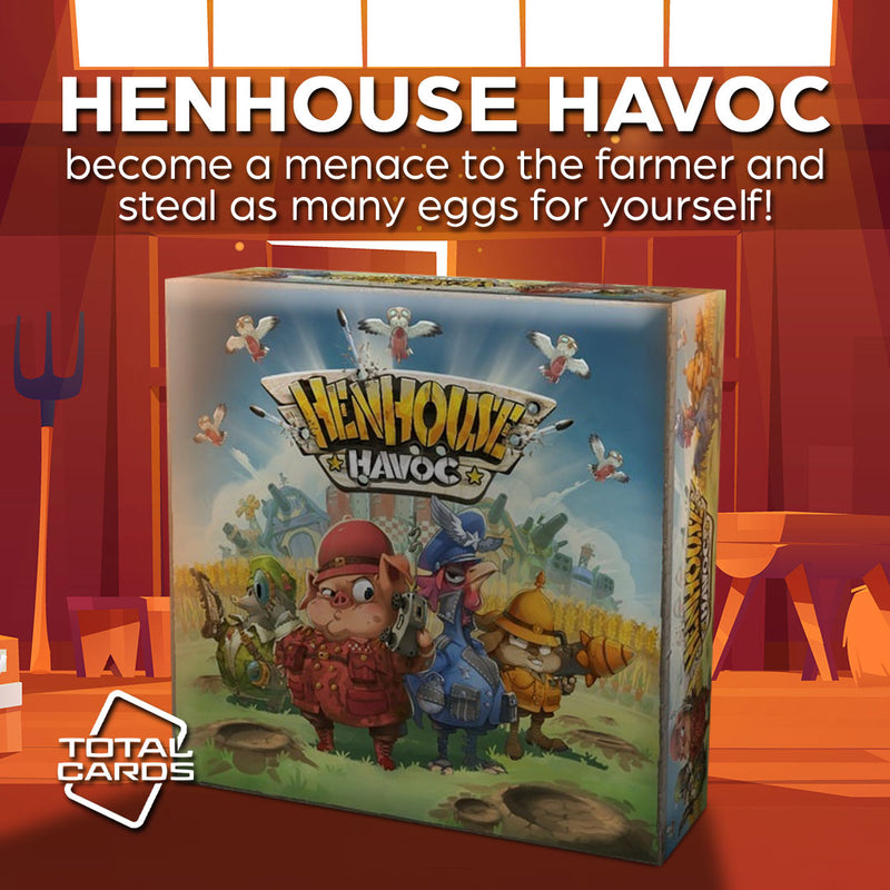 Participate in farmyard war with Henhouse Havoc!