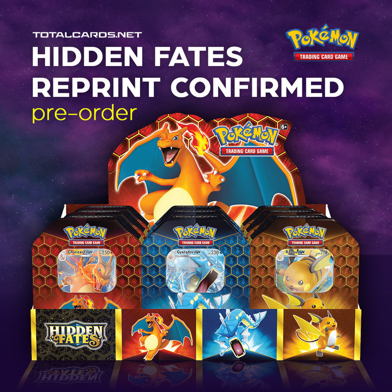 Pokemon Hidden Fates Tins Confirmed Reprint!!!