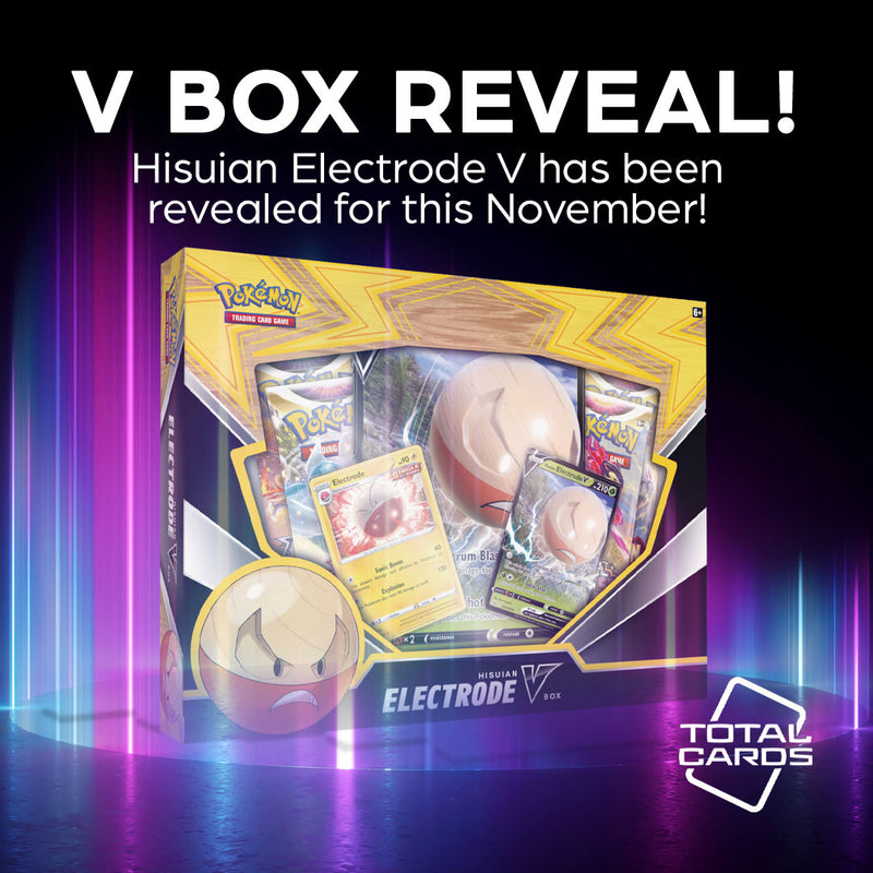 Hisuian Electrode V Box confirmed for November!