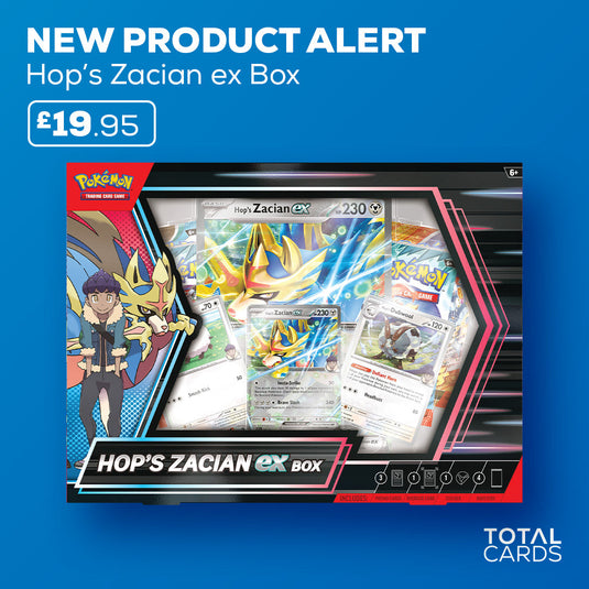 Pokemon Hop's Zacian ex Box First Look! - New Box Revealed!