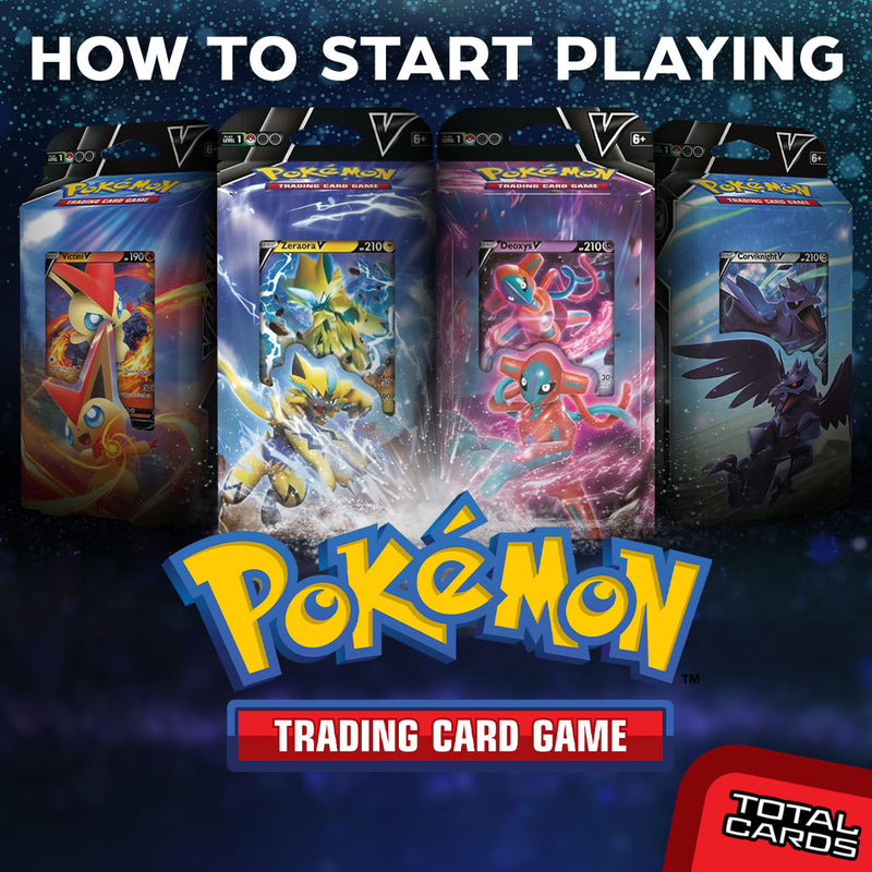 Start playing Pokemon with V Battle Decks!