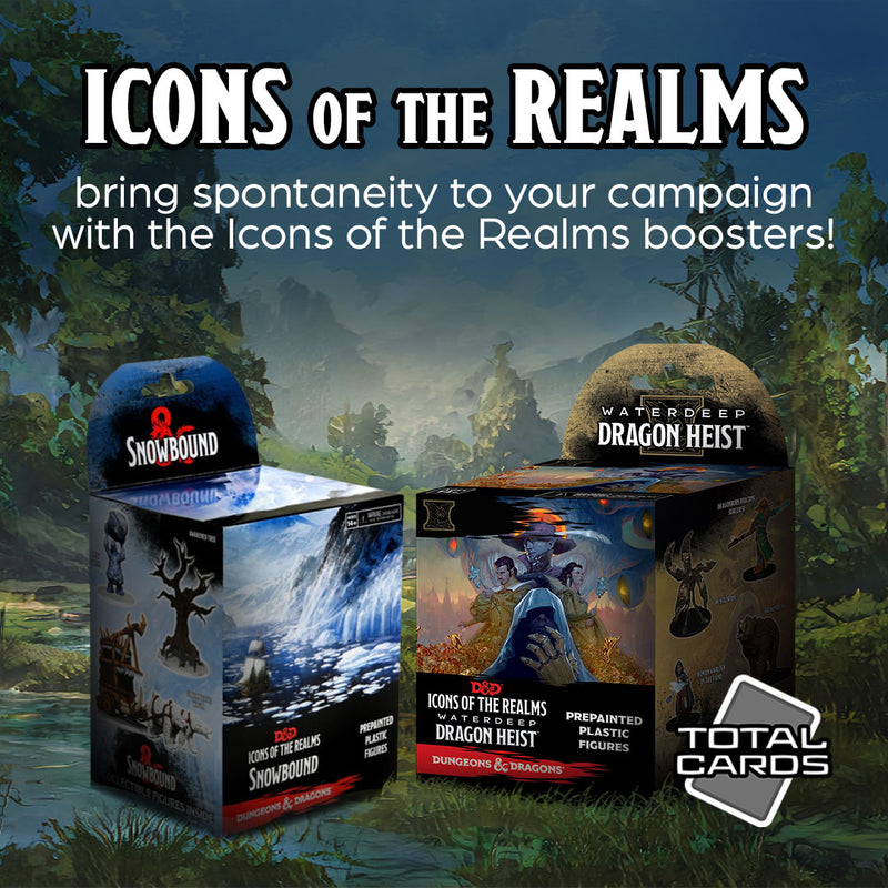 Grab some mystery minis with Icon of the Realms boosters!