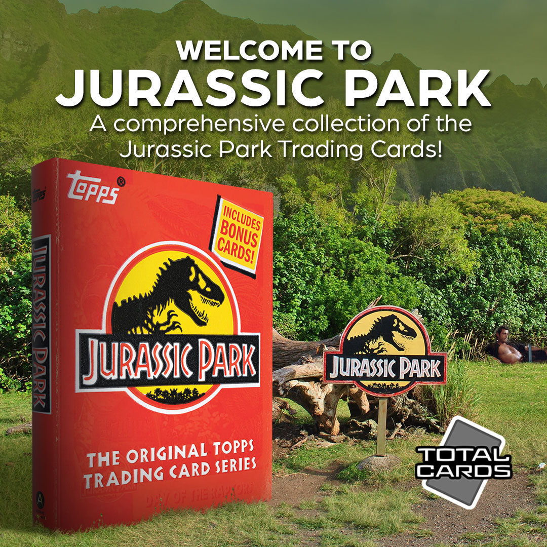 Celebrate Jurassic Park with this Trading Card Series collection!