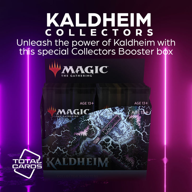 Journey to the frigid colds of Kaldheim with premium Collector Boosters!