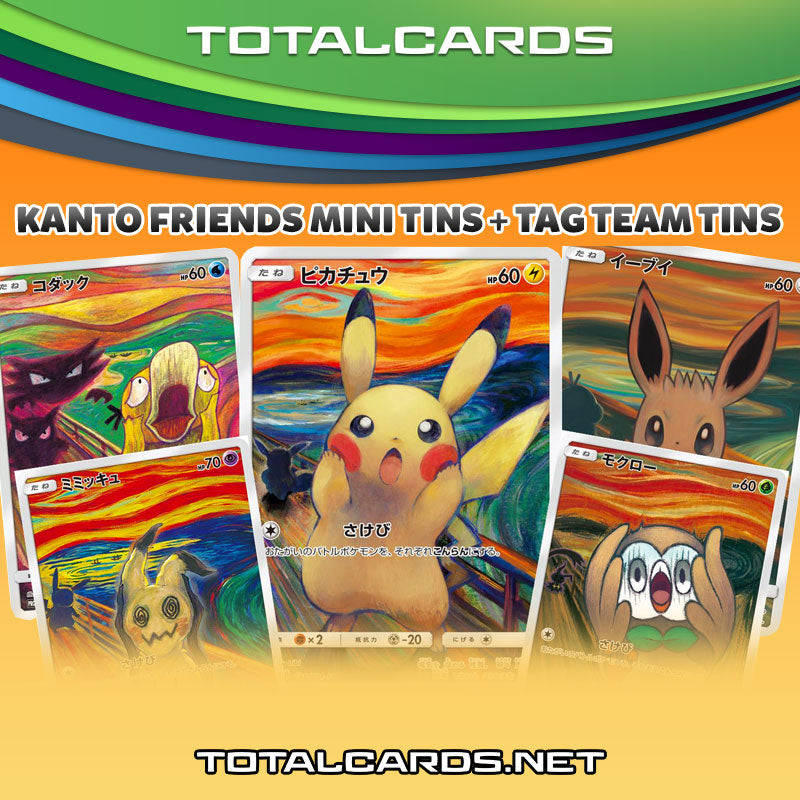 New Pokemon Tag Team & Kanto Friend Tins Announced!