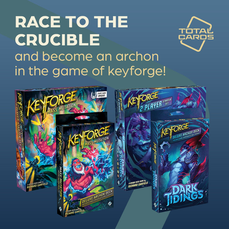 Race to the crucible and become an Archon in Keyforge!