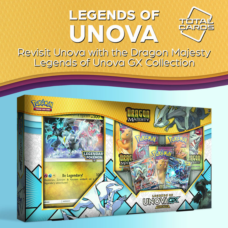 Unleash powerful Pokemon in the Legends of Unova GX Collection