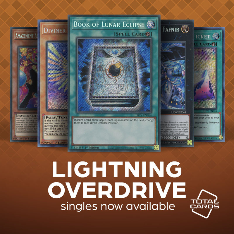 Lightning Overdrive single cards are now available!