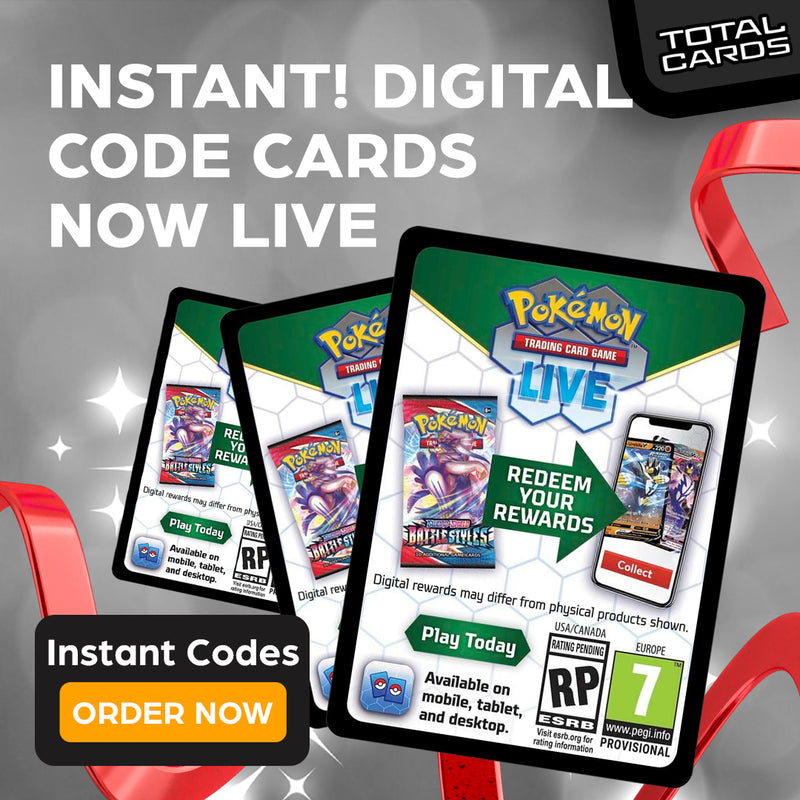 Instant Delivery on Pokemon Code Cards - Black Friday Feature!