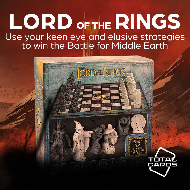 Experience the Battle For Middle-Earth with this epic Chess Set!