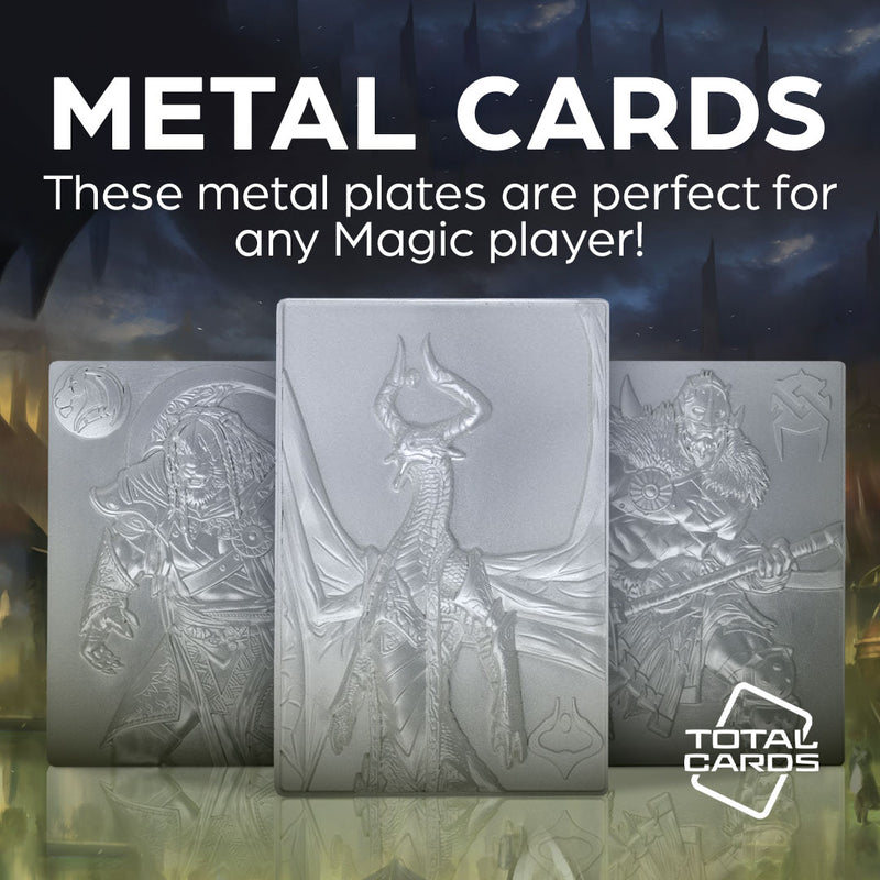 Collectable metal cards available for Magic the Gathering! Collectable metal cards available for Magic the Gathering!