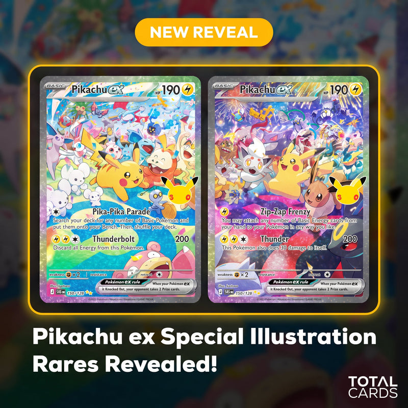 Day and Night Pikachu ex Special Illustration Rares Revealed for "30th Celebration"