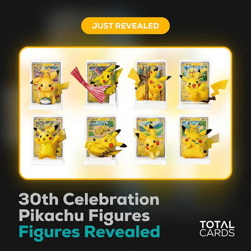 "30th Celebration" Pikachu Illustration Figure Set Revealed — Pre-Orders Coming Soon