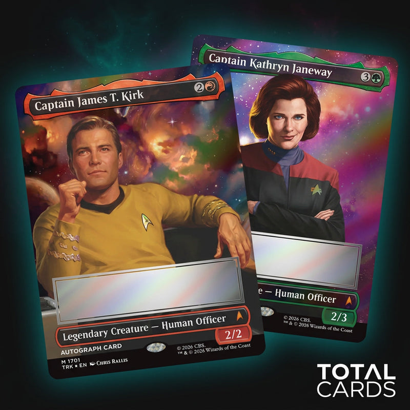 Magic: The Gathering Boldly Goes Star Trek: First Look at the Actor-Signed Crossover Set