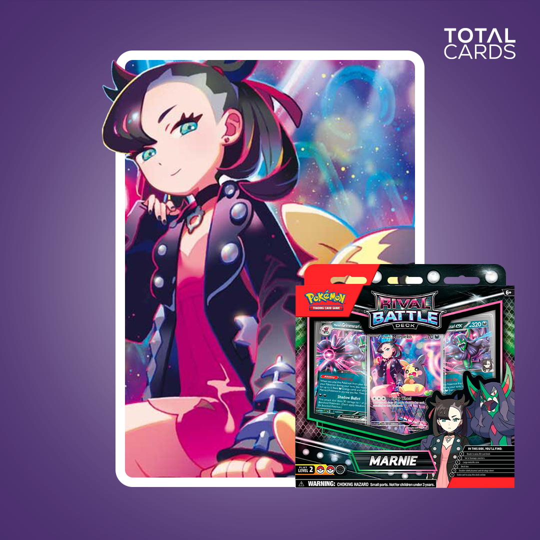 Rival Battle Deck announced by Pokemon TCG featuring Marnie and Steven