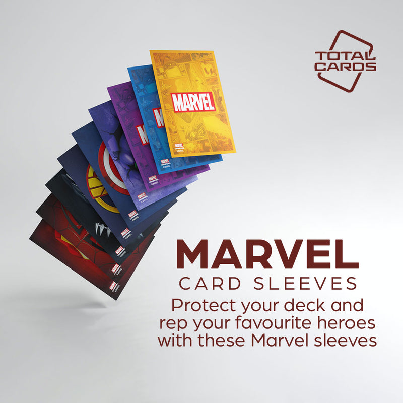 Power up your cards with these awesome Marvel Champions Sleeves!