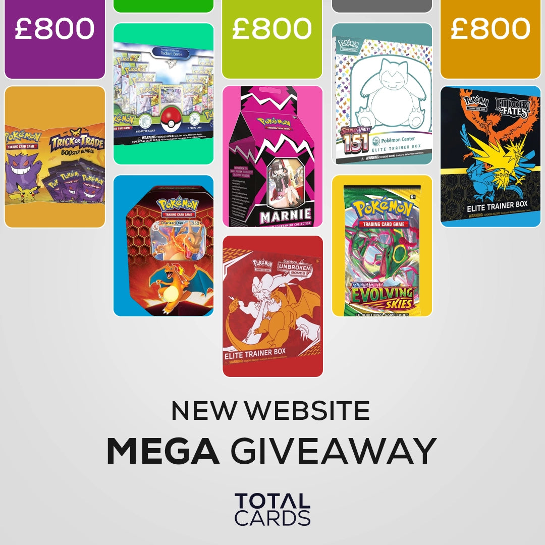 Win £800 worth of Pokemon cards in May!