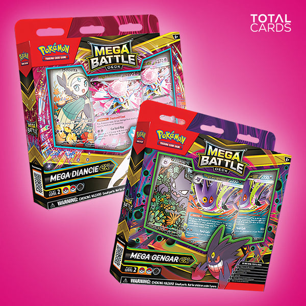 Pokemon Mega Battle Decks Revealed Featuring Gengar & Diancie ex!