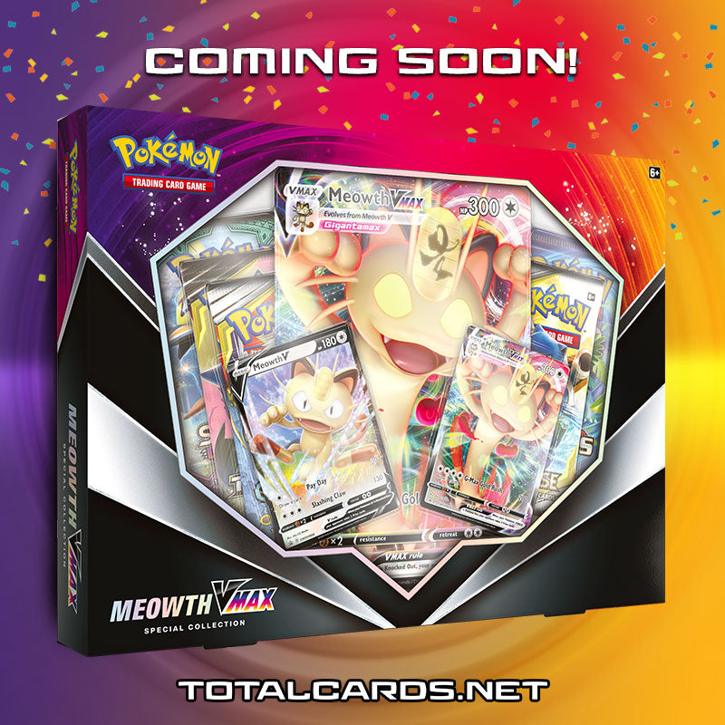 Pokemon Meowth VMAX Special Collection Box Revealed!